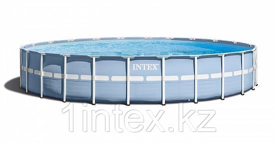 Intex Каркасный бассейн Prism Frame 732x132 см, 47241л, фильтр-насос 9463л/ч, лестница, тент, подстилка. - фото 2 - id-p43870672