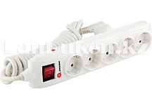 Удлинитель с заземлением, выключателем и шторками 5 розеток 3х1,5 мм, 2 метра 16A STERN 95751 (002)