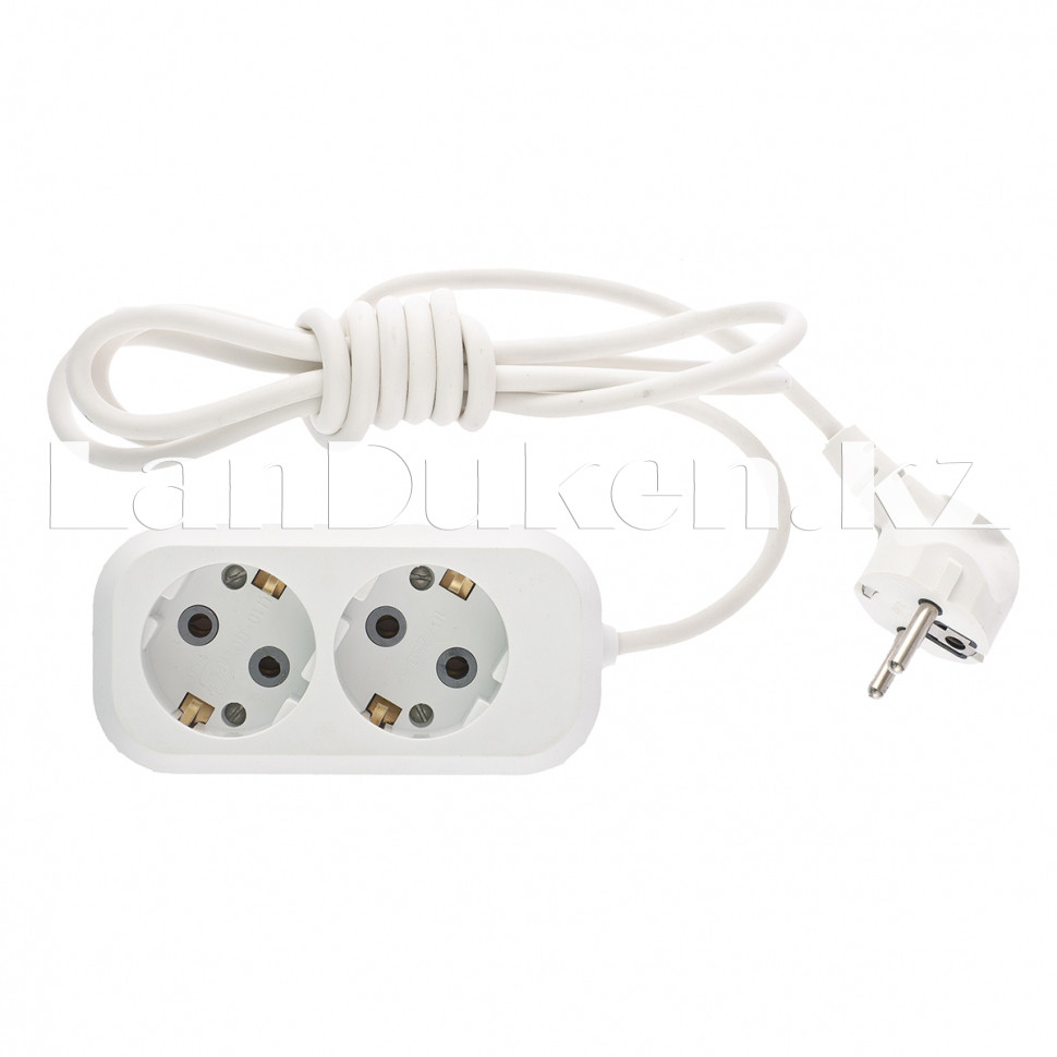 Удлинитель электрический серия УХЗ-10-205 c заземлением 2 розетки 5 метров 10A STERN 95762 (002)