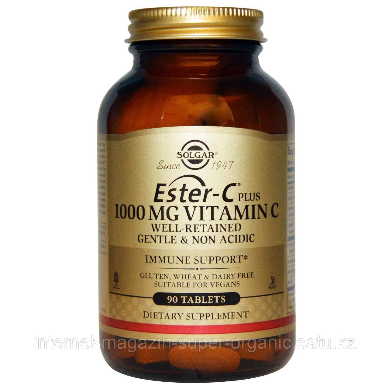 Ester-C Plus, витамин С, 1000 мг , 90 таблеток, Solgar