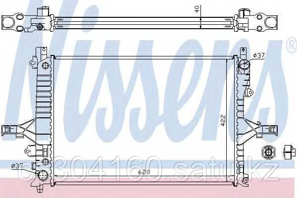 Радиатор VOLVO S60 (00-) 2.0 T (+)