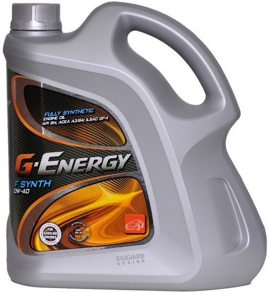 G-Energy F Synth 0W-40 полностью синтетическое масло 4л. - фото 1 - id-p43874004