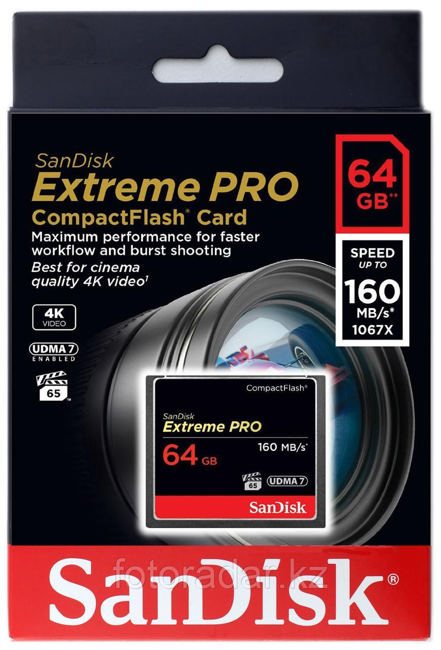 Карта памяти Sandisk Extreme Pro CompactFlash 64Gb UDMA7 VPG-65 (160/150Mb/s)