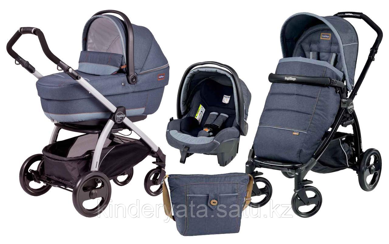 КОЛЯСКА 3 В 1 PEG-PEREGO PLUS SET MODULAR POP UP BLUE DENIM