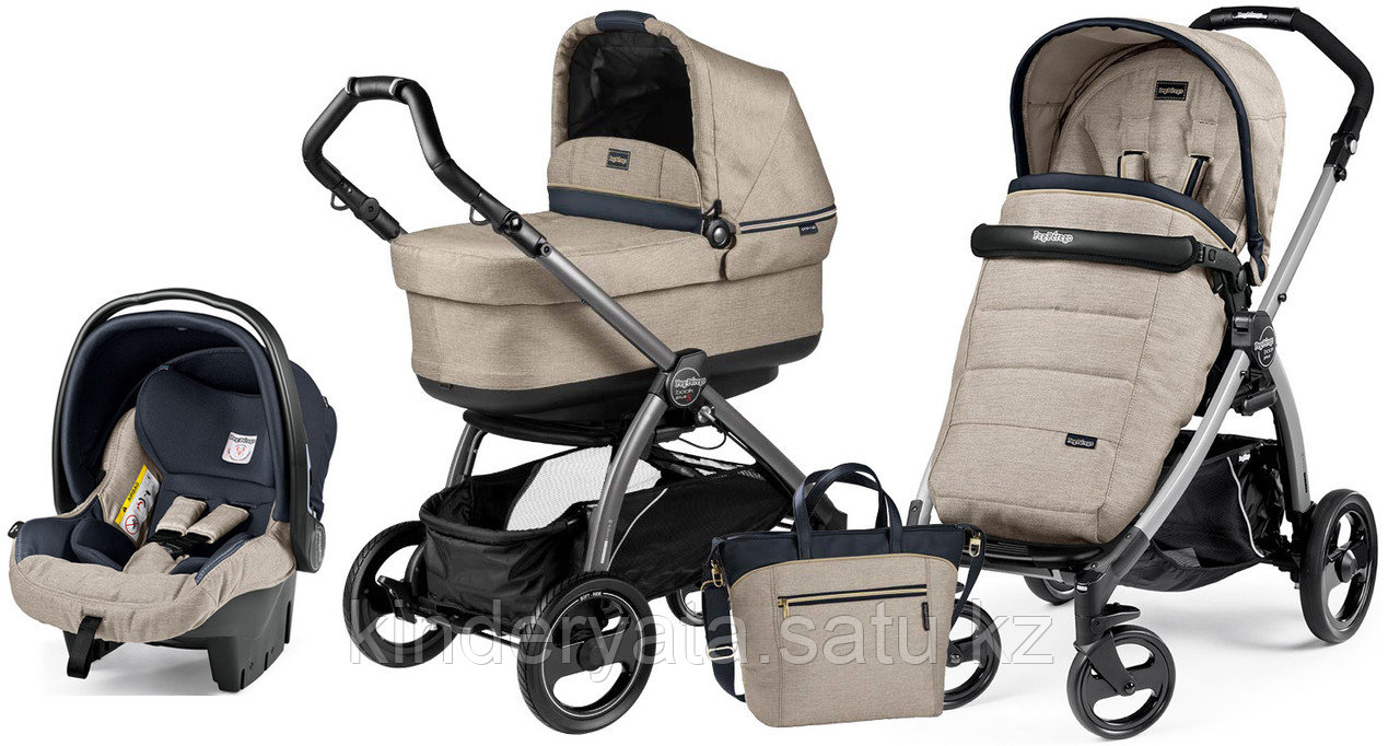Детская коляска 3 в 1 Peg Perego Book Plus Set Modular luxe beige