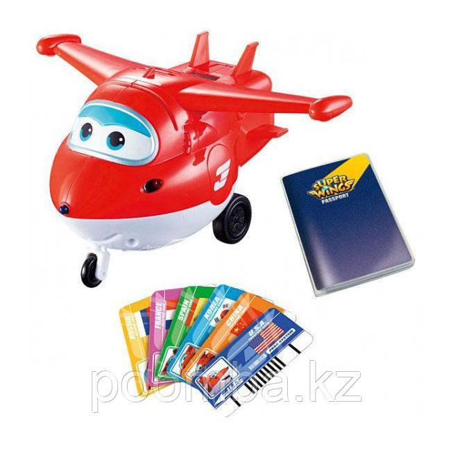 Интерактивная игрушка Super Wings "Джетт" (свет, звук)
