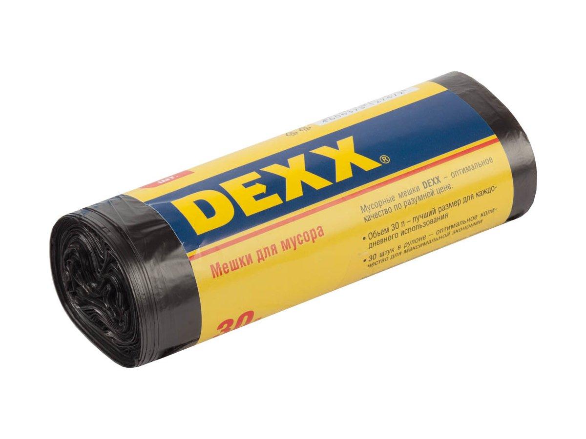 Мешки для мусора DEXX, черные, 30л, 30шт (39150-30) - фото 2 - id-p43581084
