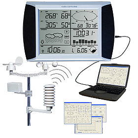 Amtast AW002 Метеостанция профессиональная с памятью + ПО для компьютера AW002