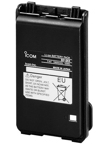 Аккумулятор ICOM BP-265 Li-ion (7.4V-1,9A/H) для р/ст IC-F3001/F4001/F3003, фото 2