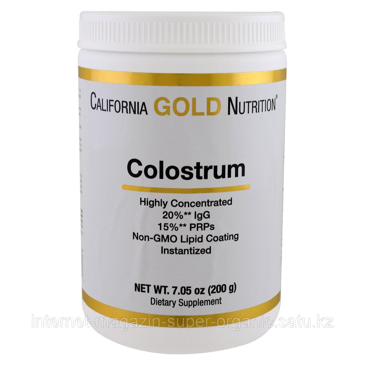 Молозиво (Колострум), 7,05 унций (200 г), California Gold Nutrition