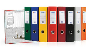 Папка-регистратор  "Eco" А4 с бок. карманом, 50мм Forpus, цвет в ассортименте