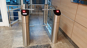 Установка системы контроля доступа в БЦ "Алатау Гранд" 5