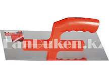 Гладилка из стали с пластиковой ручкой и зеркальной полировкой 28х13 см MATRIX 86776 (002)