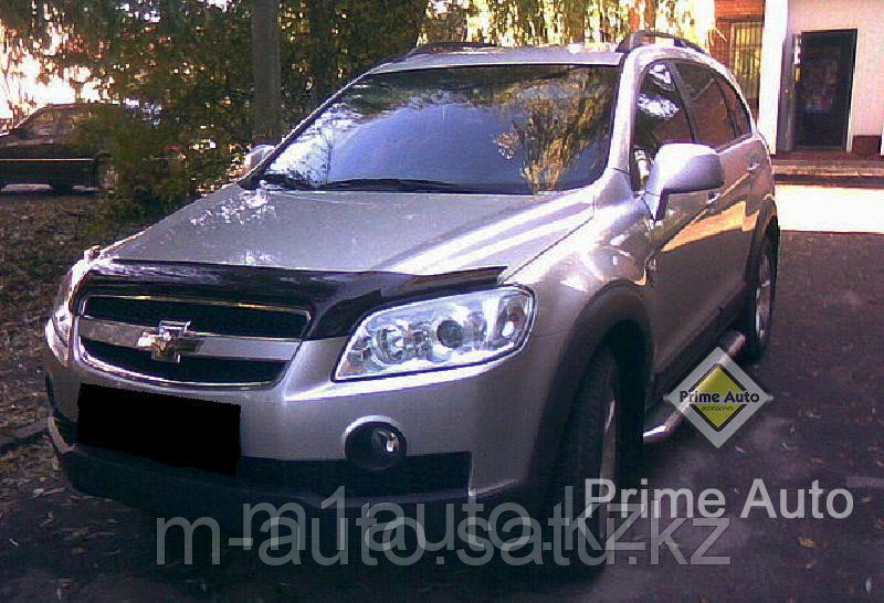 Мухобойка (дефлектор капота) на Chevrolet Captiva/Шевроле Каптива 2006-2011 - фото 1 - id-p2649269