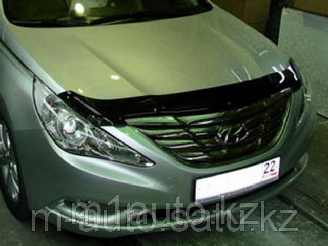 Мухобойка (дефлектор капота) на Hyundai Sonata/Хендай соната 2010-