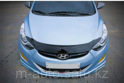 Мухобойка (дефлектор капота) на Hyundai Elantra/Хюндай Элантра 2011-