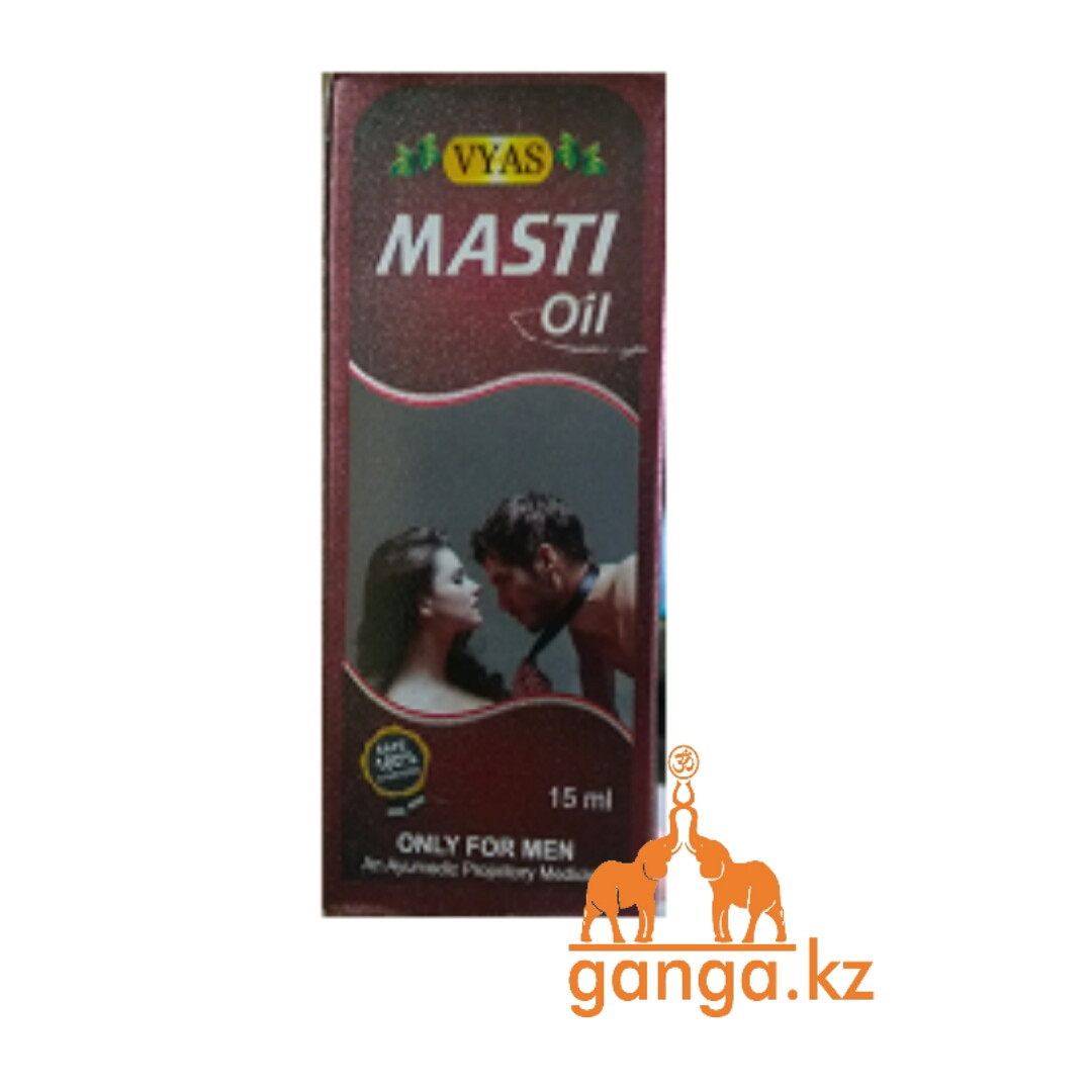 Массажное масло Масти для улучшения мужской половой функции (Masti oil For Man Only VYAS), 15 мл