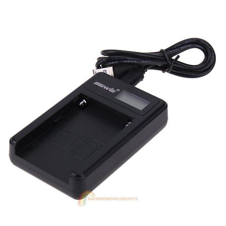 USB (Micro USB) зарядное устройство для Sony NP-F970, фото 2