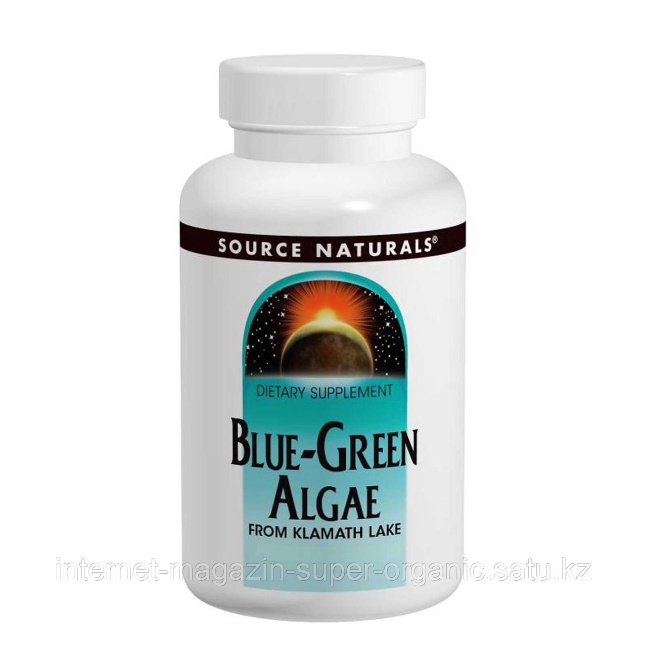 Сине-зеленая водоросль (Blue-Green Algae), 200 таблеток, Source Naturals