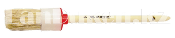 Кисть круглая № 2 с натуральной щетиной (2 см) деревянная ручка MATRIX 82072 (002) 