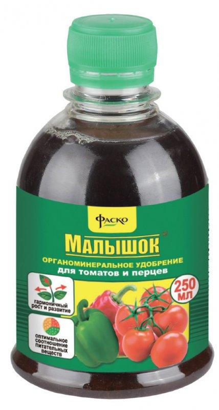 Удобрение для томатов и перца "Малышок", 250 мл