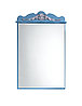 Зеркало настенное "Версаль" белое,голубое, фото 2
