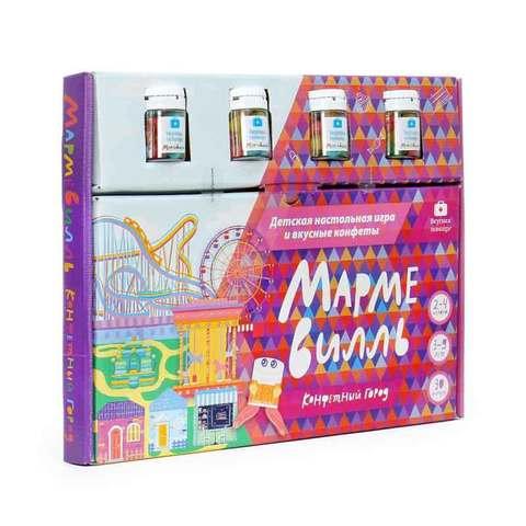 Игра настольная детская «Конфетный город - Мармевилль» с мармеладными конфетами - фото 1 - id-p43995658