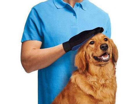 Перчатка для вычесывания шерсти домашних животных True Touch - фото 2 - id-p43995661