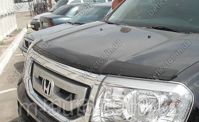 Мухобойка (дефлектор капота) на Honda Pilot/Хонда пилот 2008- - фото 1 - id-p2658155