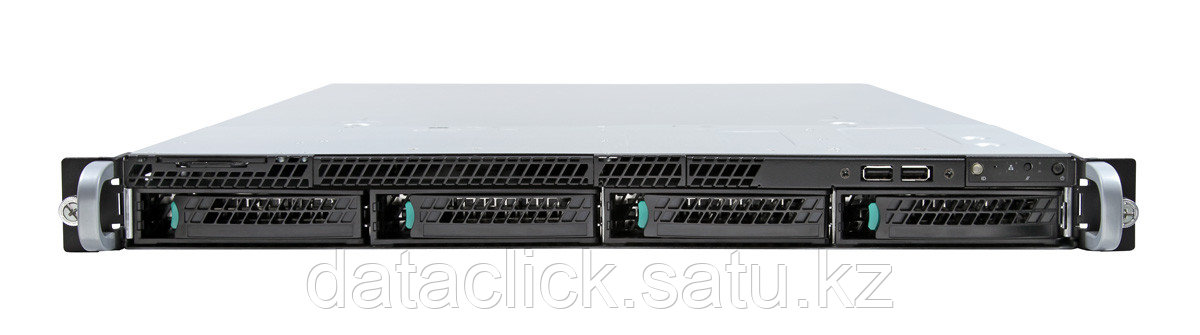 Сервер Rack 1U, 1xXeon E3-1200 v5/v6, 4xDDR4 UDIMM 2400, 4x3.5HDD, RAID 0,1,10,5, 2xGLAN, 350W   