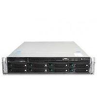 Сервер Rack 2U, 2xXeon E5-2600 v3/v4, 24xDDR4 LRDIMM 2400, 8x3.5HDD, RAID 0,1,10,5, 2x10Gbe, 1100W