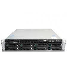 Сервер Rack 2U, 2xXeon E5-2600 v3/v4, 24xDDR4 LRDIMM 2400, 8x3.5HDD, RAID 0,1,10,5, 2x10Gbe, 1100W - фото 1 - id-p44000891