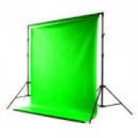 Фото фон тканевый, цвет зеленый, размер 3х6 метра
