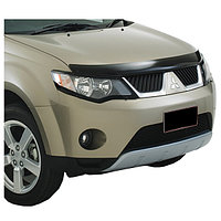 Мухобойка (дефлектор капота) на Mitsubishi Outlander/митсубиши аутлендер 2007-2009