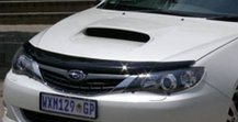 Мухобойка (дефлектор капота) на Subaru Impreza/ Субару Импреза 2011-