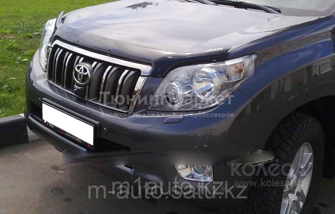 Мухобойка (дефлектор капота) Toyota Land Cruiser Prado/Тойота Прадо 150