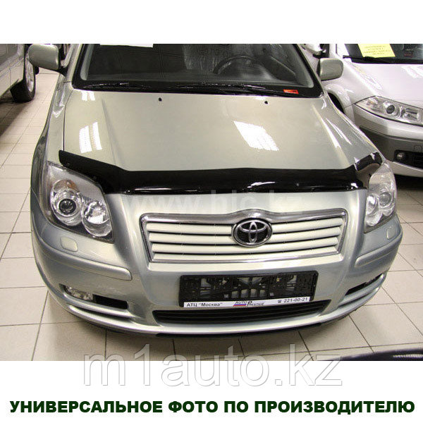 Мухобойка (дефлектор капота) наToyota Avensis /Тойота Авенсис 03-08