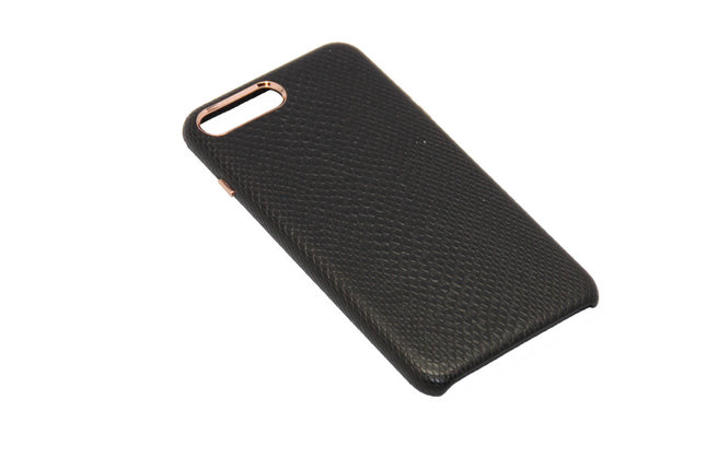 Чехол OCCA Lizard Black кожаный iPhone 7, фото 2