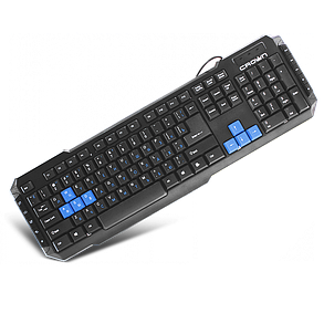 Клавиатура проводная Crown CMK-314 USB мультимедийная, фото 2