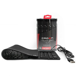 Клавиатура проводная Crown CMK-6002 USB силиконовая, фото 2