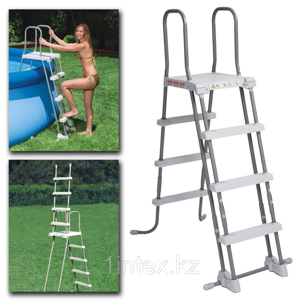 Лестница для бассейна Intex Pool Ladder (132см) - фото 1 - id-p44041781