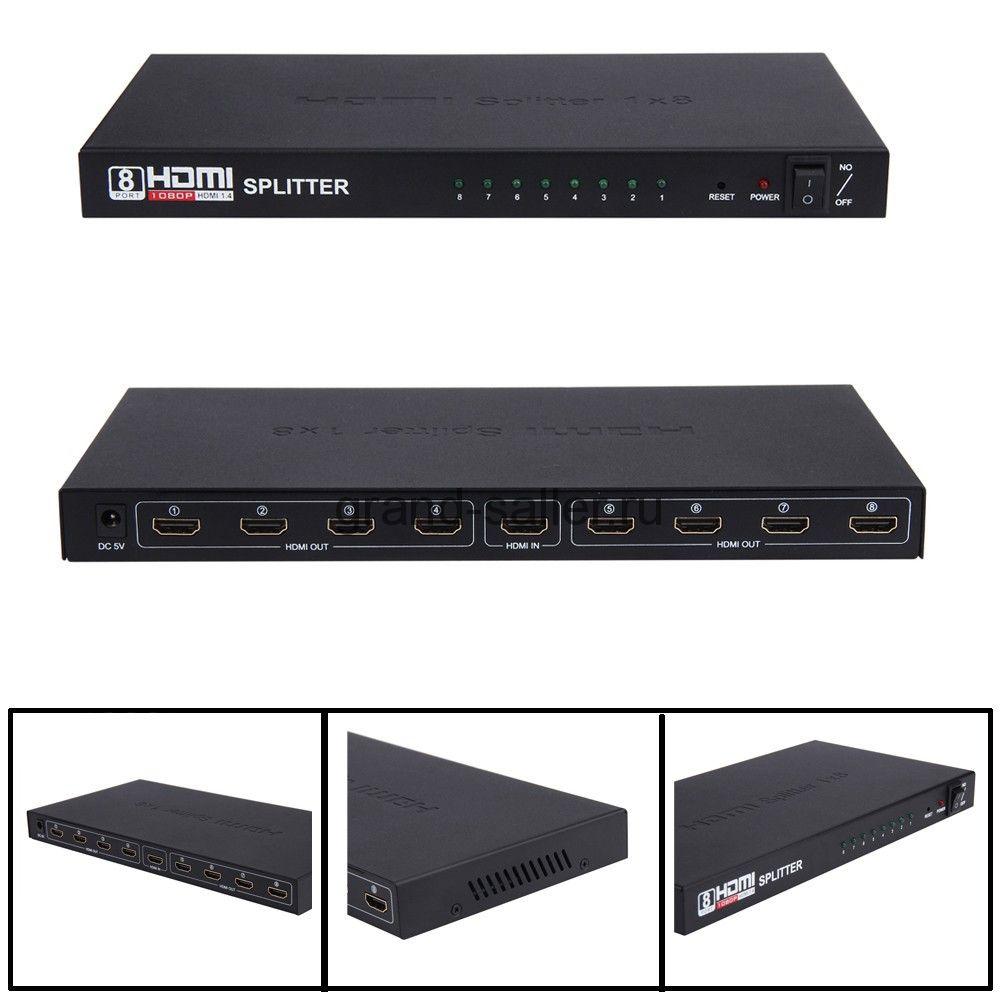 Сплитер(разветвитель) HDMI на 8 портов 3D ver.1,4