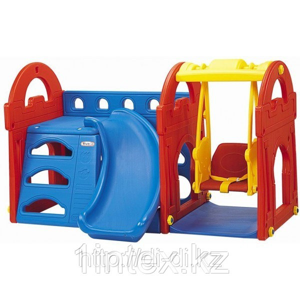 Игровой центр с горкой и качели Haenim toys