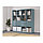 Стеллаж с 4 вставками КАЛЛАКС глянцевый серо-бирюзовый ИКЕА, IKEA, фото 2