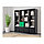 Стеллаж с 4 вставками КАЛЛАКС черно-коричневый ИКЕА, IKEA, фото 2