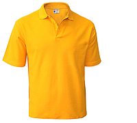 Поло футболка желтая