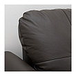 Диван-кровать Угл c модулем д хран ГЕССБЕРГ темно-коричневый ИКЕА, IKEA, фото 2
