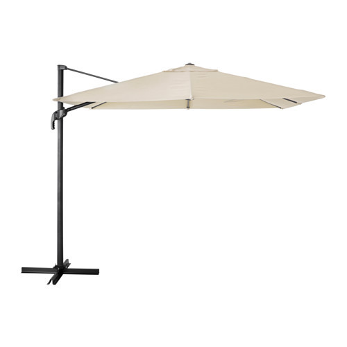 Зонт от солнца СЕГЛАРО подвесной наклонный бежевый IKEA, ИКЕА
