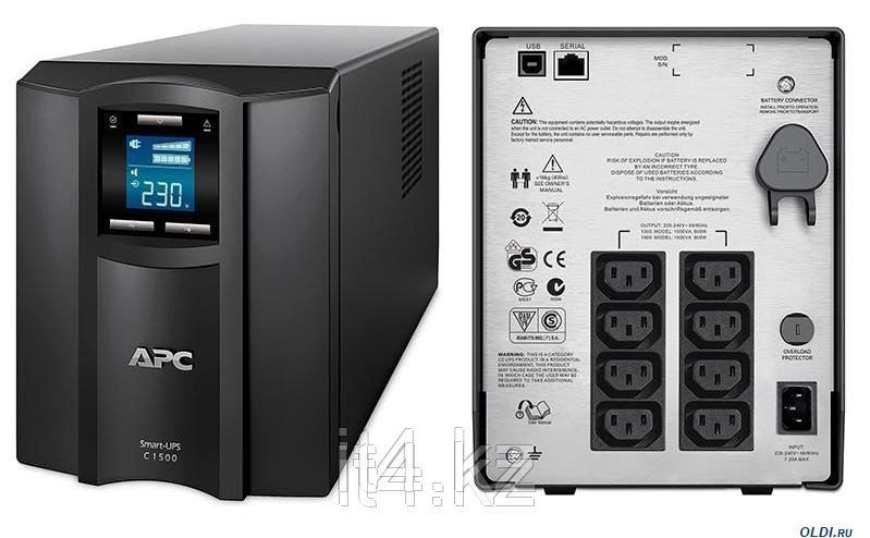 Источник бесперебойного питания/APC/SMC1500I/ Smart-UPS C 1500VA LCD 230V