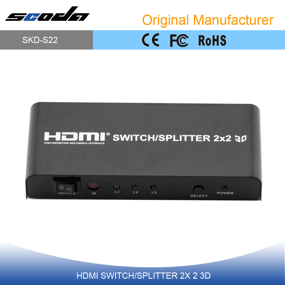 HDMI 2х2 switcher/splitter (сплиттер, переключатель, свитчер), фото 1